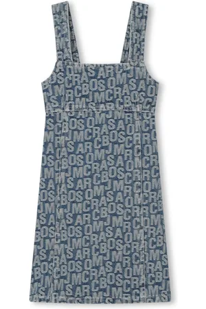 Marc Jacobs Logo-print cotton denim dress