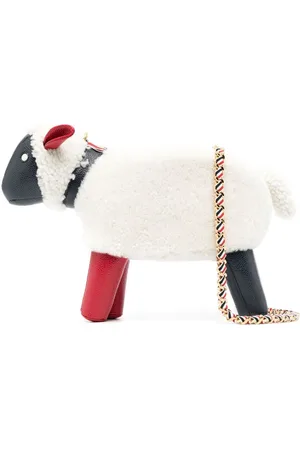 Thom Browne Sheep shearling shoulder bag