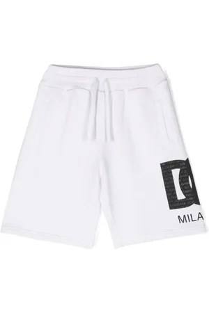 Dolce & Gabbana Logo-print cotton shorts