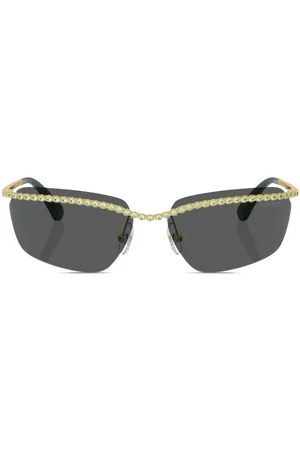 Swarovski Crystal-embellished frameless sunglasses