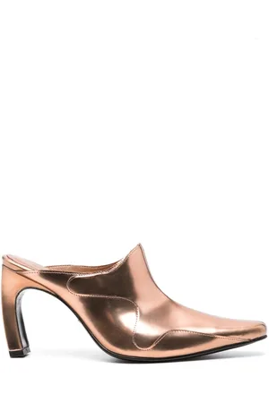 ECKHAUS LATTA Panelled leather mules