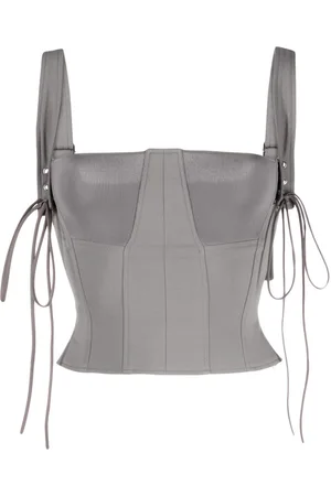 KNWLS Lace-up bustier top