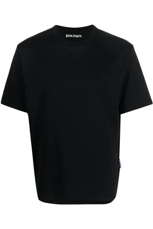 Palm Angels Monogram-embroidered cotton T-shirt