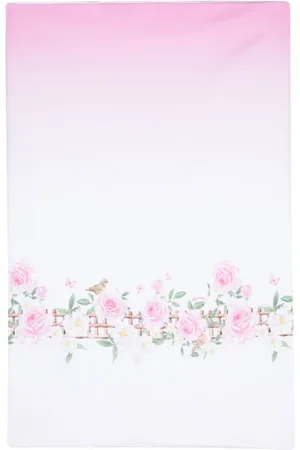 MONNALISA Bird house-print blanket