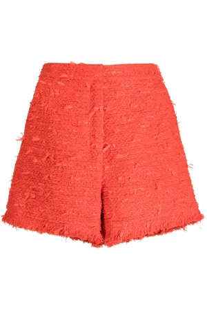 SHIATZY CHEN Tweed high-waist shorts