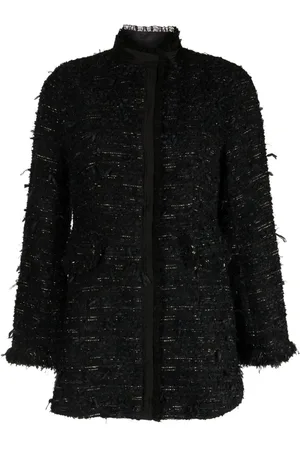 SHIATZY CHEN Tweed high-neck jacket