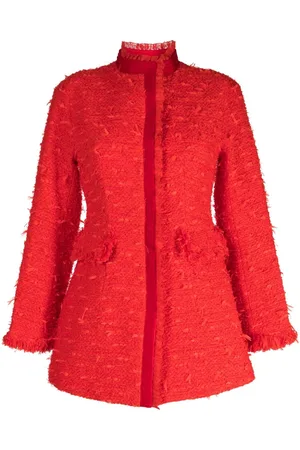 SHIATZY CHEN Tweed high-neck jacket