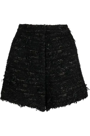 SHIATZY CHEN Tweed high-waist shorts