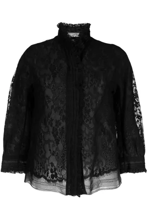SHIATZY CHEN Organza lace-overlay jacket