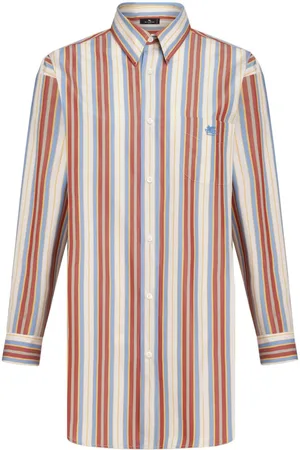 Etro Vertical-stripe cotton shirt