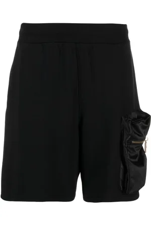 Moschino Pouch-pocket cotton-blend track shorts