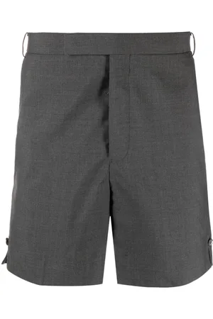 Thom Browne Concealed-fastening wool tailored shorts