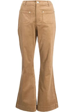 tout a coup Flared corduroy trousers