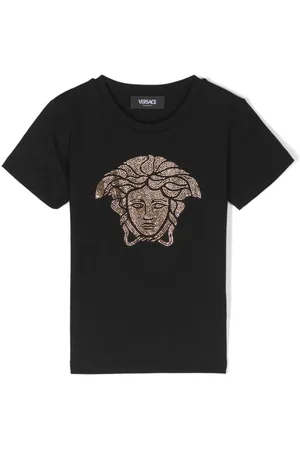 VERSACE Medusa Head rhinestoned-embellished T-shirt