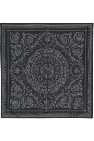 VERSACE Barocco-print silk scarf