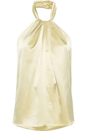 Nanushka Neline draped halterneck top