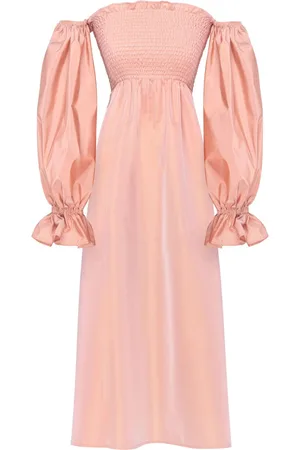 Sleeper Atlanta off-shoulder midi dress
