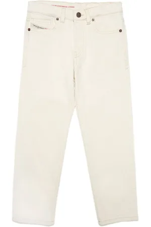 Diesel Mid-rise straight-leg jeans