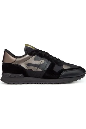 VALENTINO GARAVANI Rockrunner camouflage-print sneakers