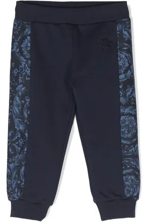 VERSACE Barocco-print cotton track pants