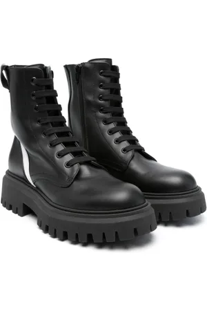 Marni Logo-appliqué leather boots