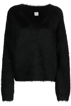 Totême Brushed V-neck jumper