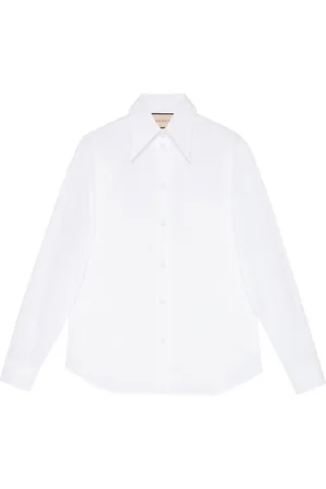 Gucci Pointed-collar long-sleeve shirt