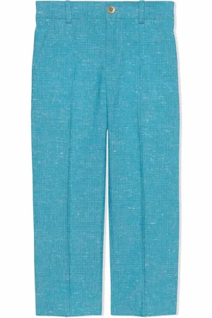 Gucci Double G canvas trousers