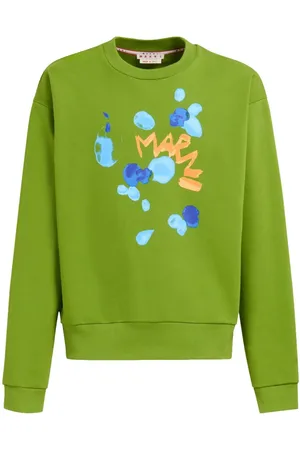 Marni Logo-print cotton sweatshirt