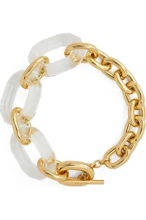 Paco rabanne Cable-link transparent necklace