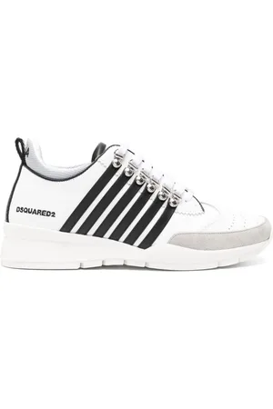 Dsquared2 Legendary striped leather sneakers