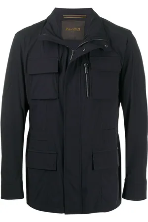MOORER Lightweight zipped jacket