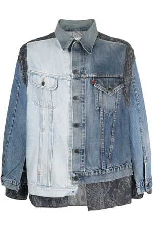 Pins & Needles Logo-tag layered denim jacket