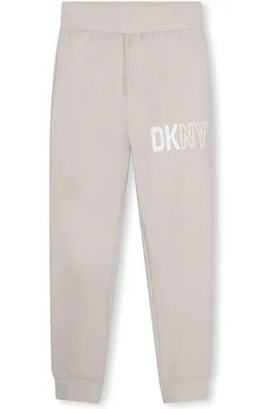 DKNY Logo-print jersey track pants