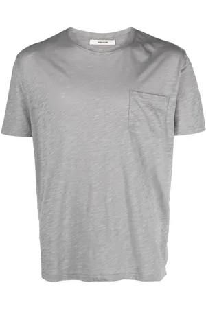 Zadig & Voltaire Stockholm flocked-skull cotton T-shirt