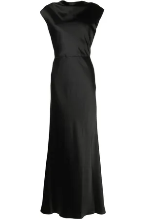 Amsale Cowl-neck sleeveless maxi dress