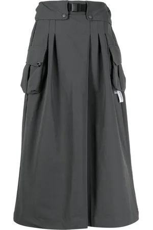 Musium Div. Overlapping wide-leg trousers