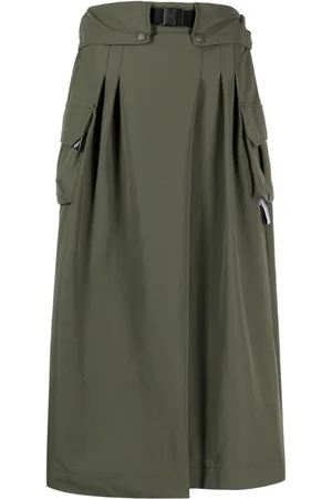Musium Div. Overlapping wide-leg trousers