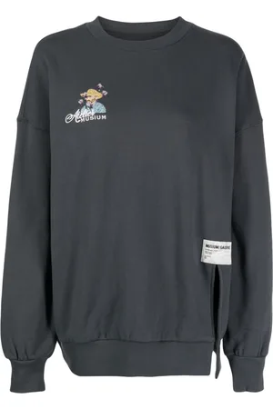 Musium Div. Logo-embroidered cotton sweatshirt