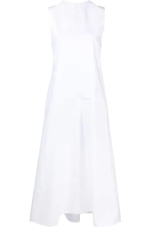 Jil Sander Panelled poplin maxi dress