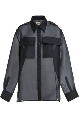 Khaite The Missa semi-sheer shirt
