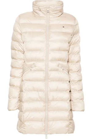 Tommy Hilfiger Funnel-neck zip-up puffer coat
