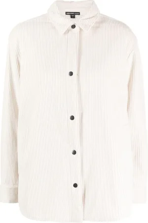 James Perse Drop-shoulder corduroy shirt jacket