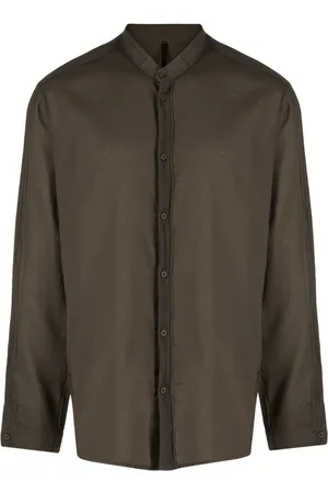 TRANSIT Mandarin-collar button-up shirt