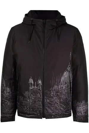 VALENTINO GARAVANI Sketch-print padded jacket