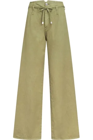 Etro Pegaso-embroidered wide-leg jeans