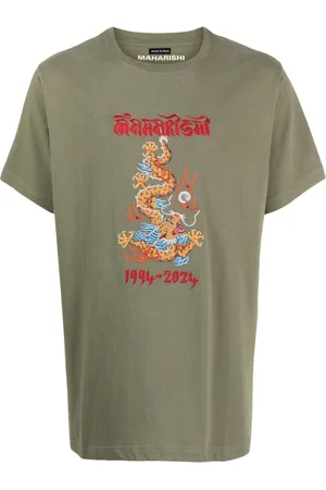 Maharishi Dragon-print organic-cotton shirt
