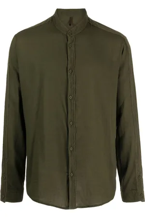 TRANSIT Band-collar button-up shirt