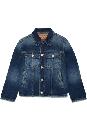 Diesel Frayed-edge denim jacket