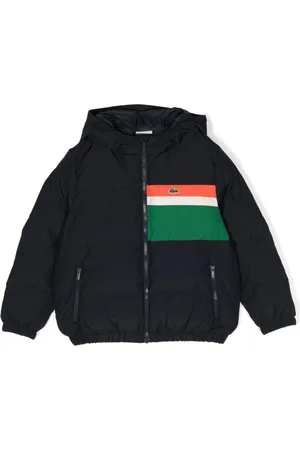 Lacoste Logo-appliqué padded bomber jacket